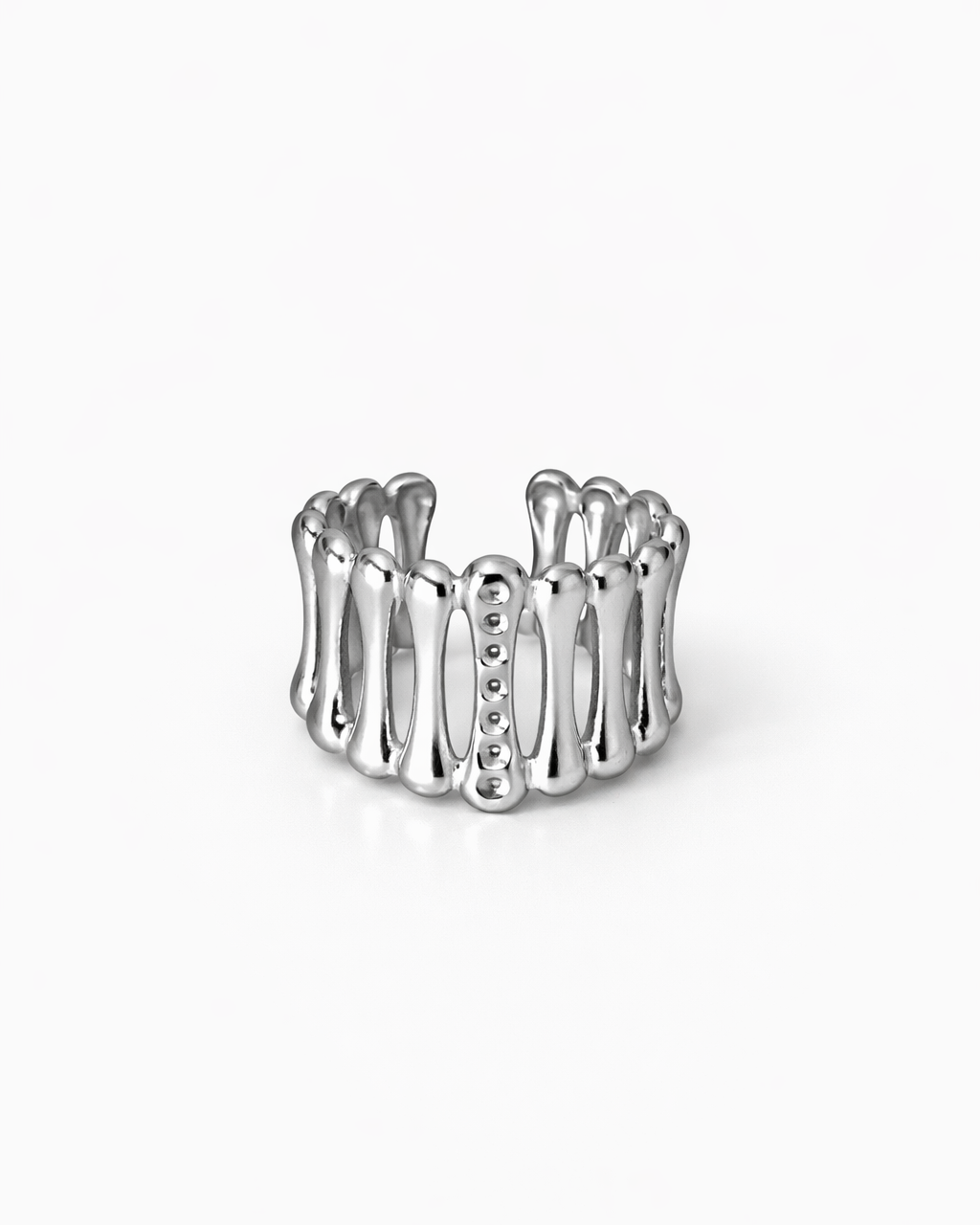 Bones Silver Ring