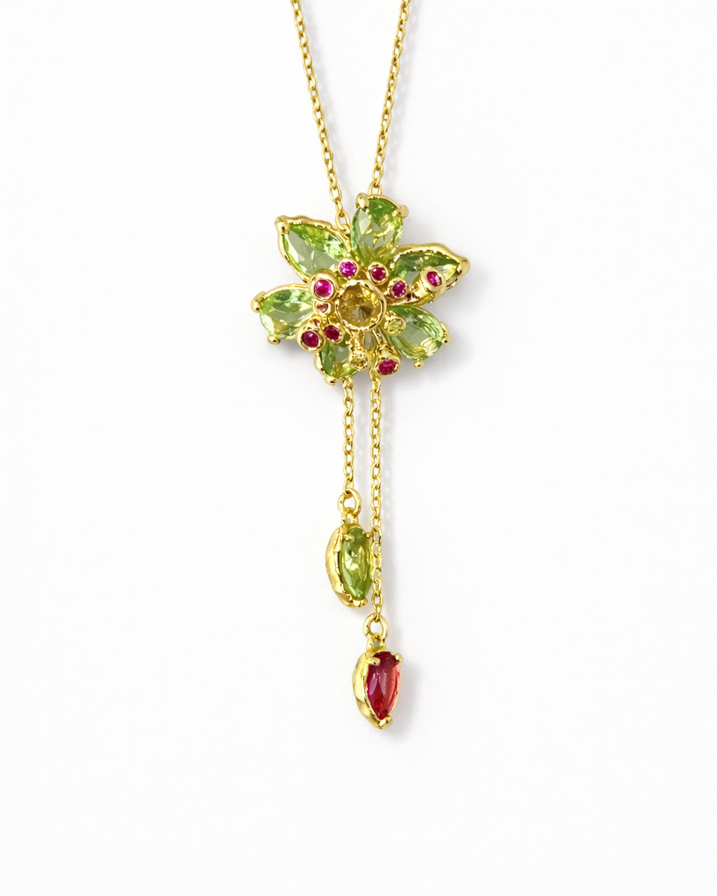 Green Blossom Necklace