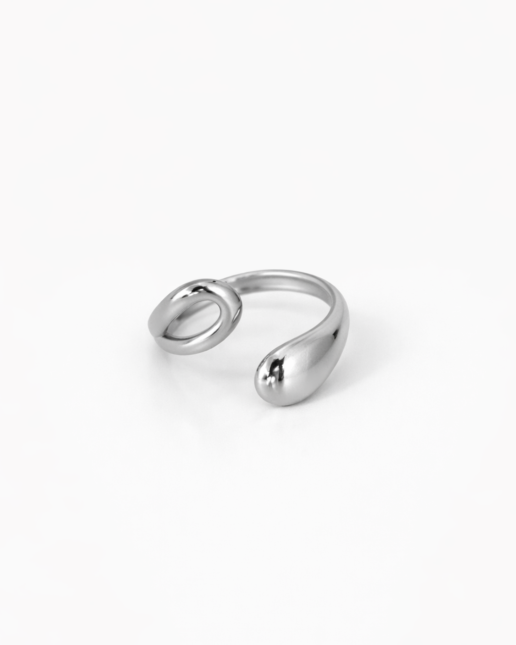 Huggie Silver Ring