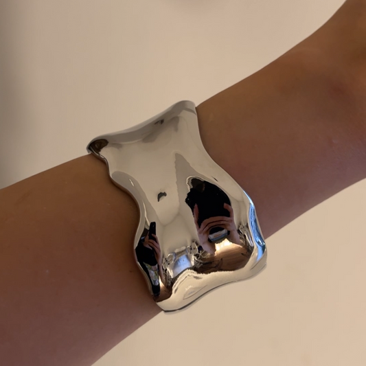 Elle Silver Bangle