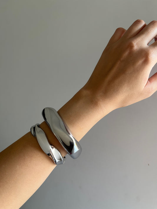 Elena Silver Bangle