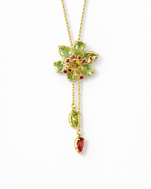 Green Blossom Necklace