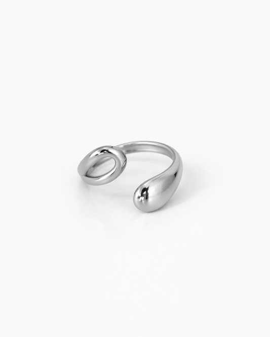 Huggie Silver Ring