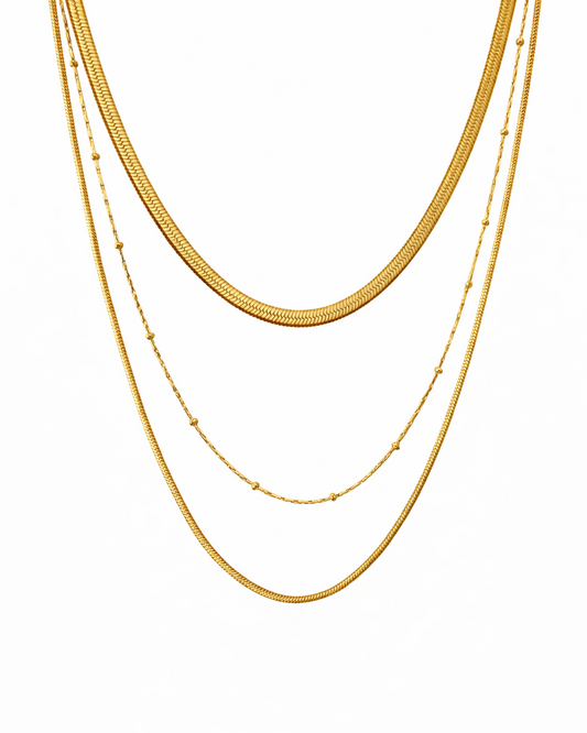 Luna Layered Gold Necklace