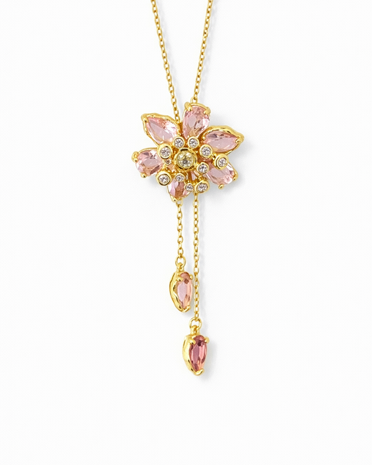 Pink Blossom Necklace