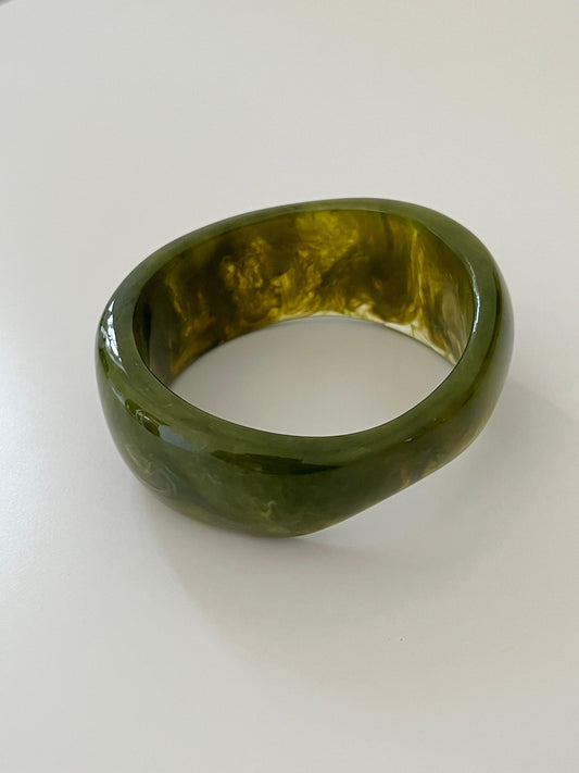Green Resin Bangle