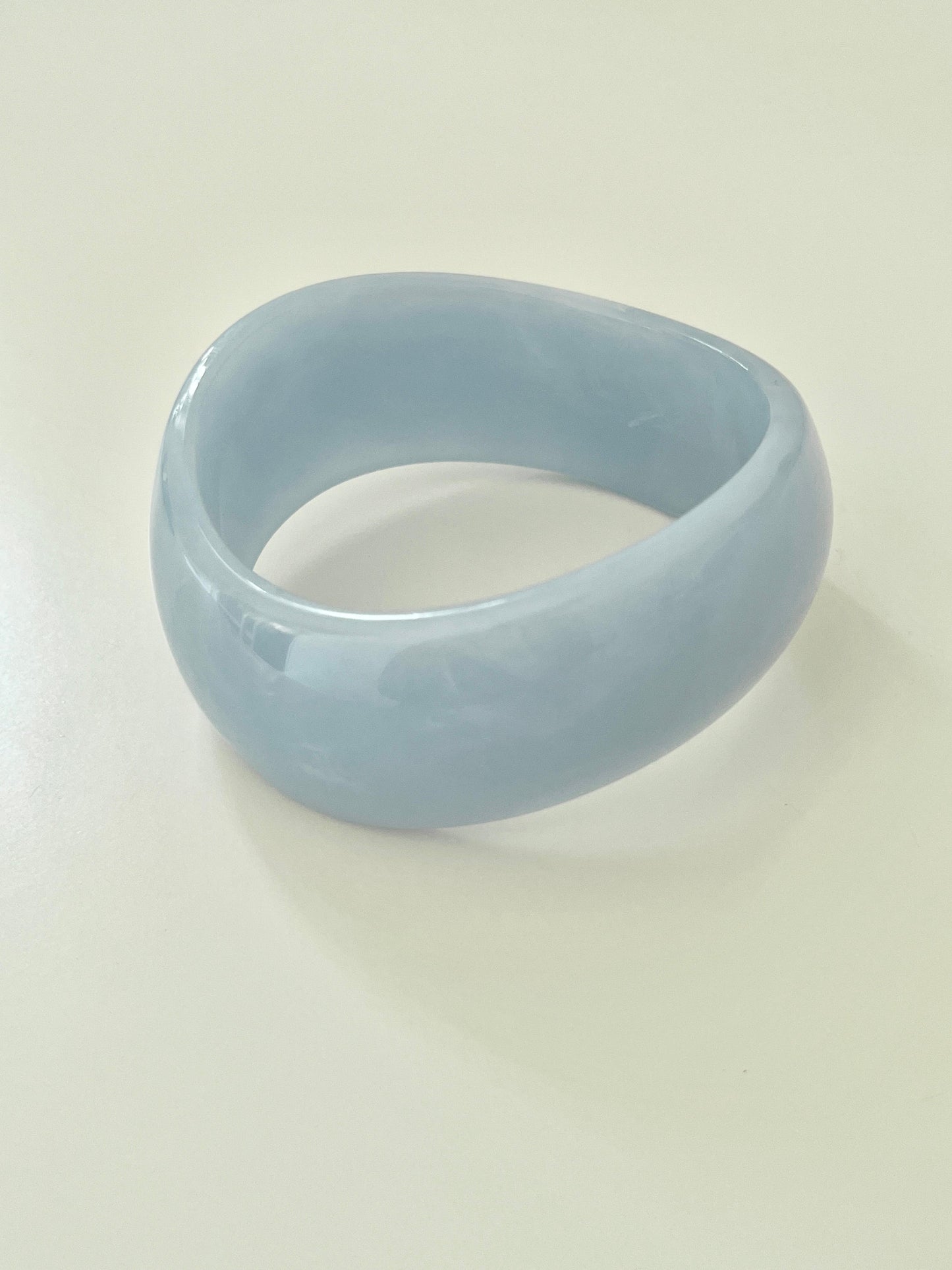 Baby Blue Resin Bangle