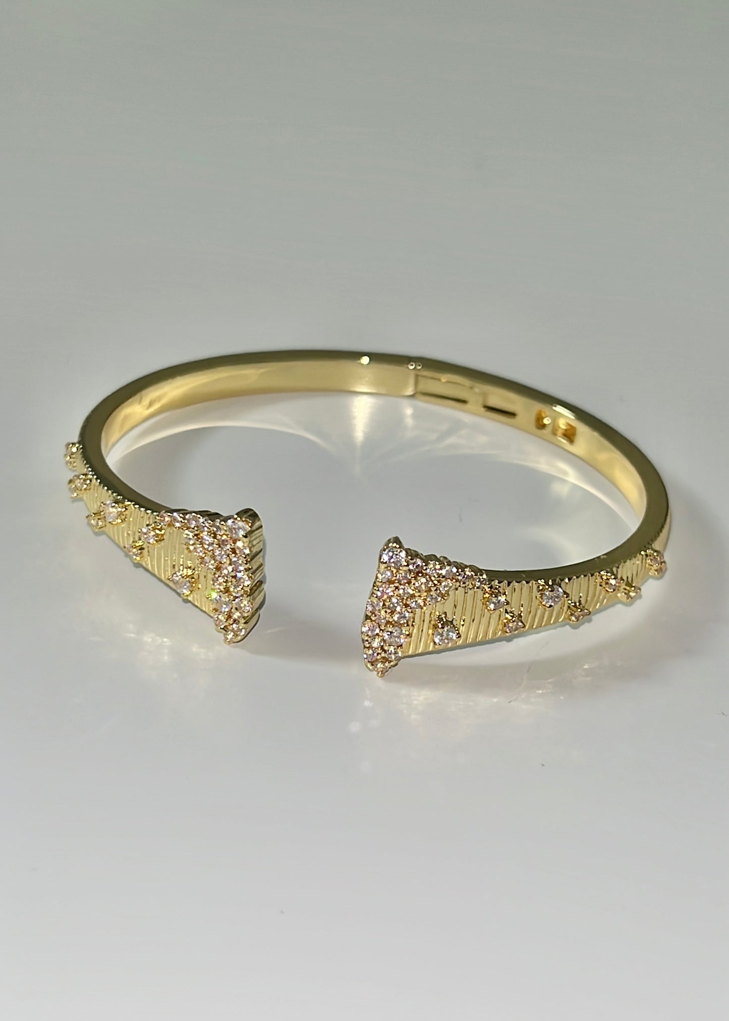 Gold Lotus Leaf Bangle