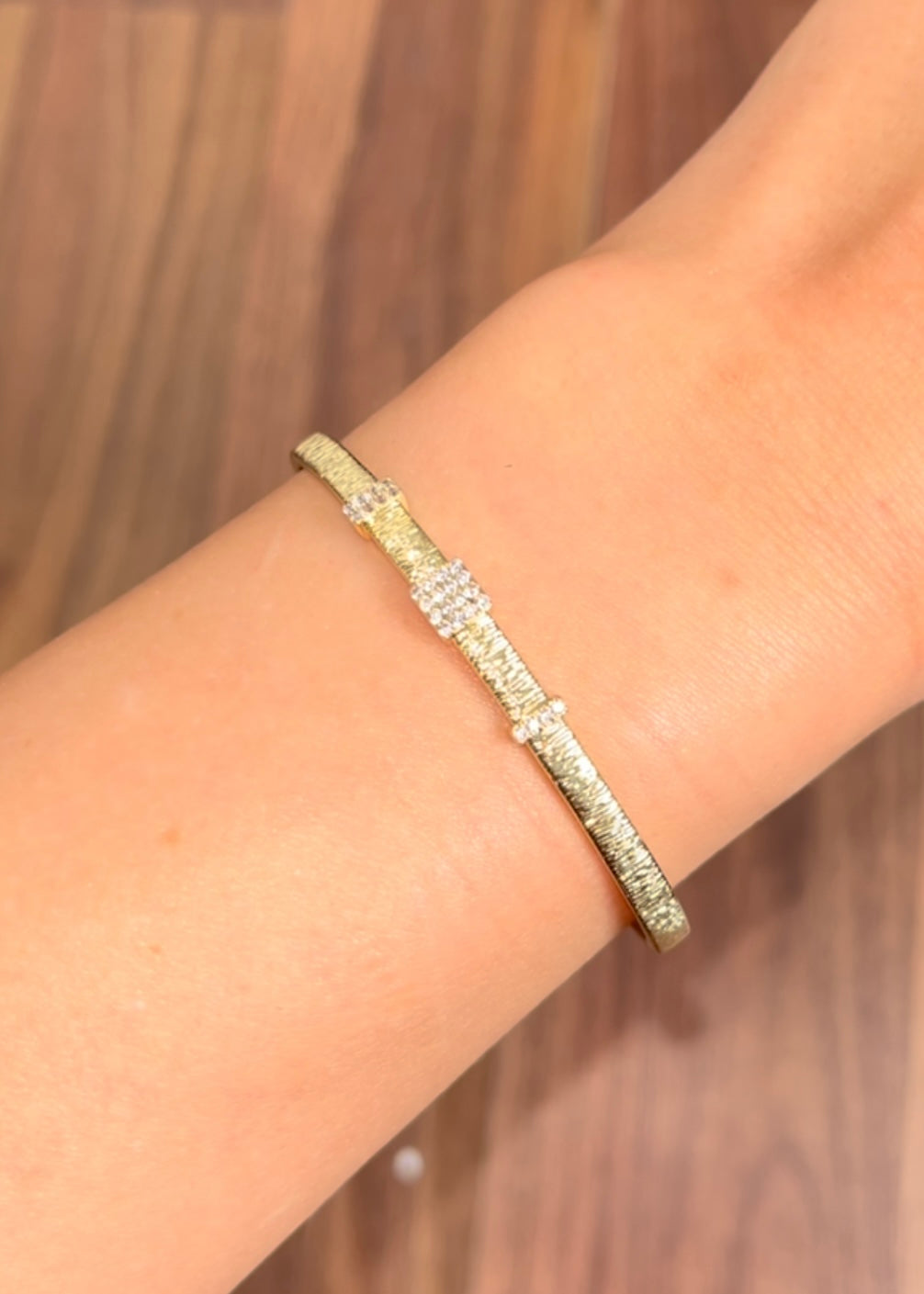 Dainty Gold Bangle