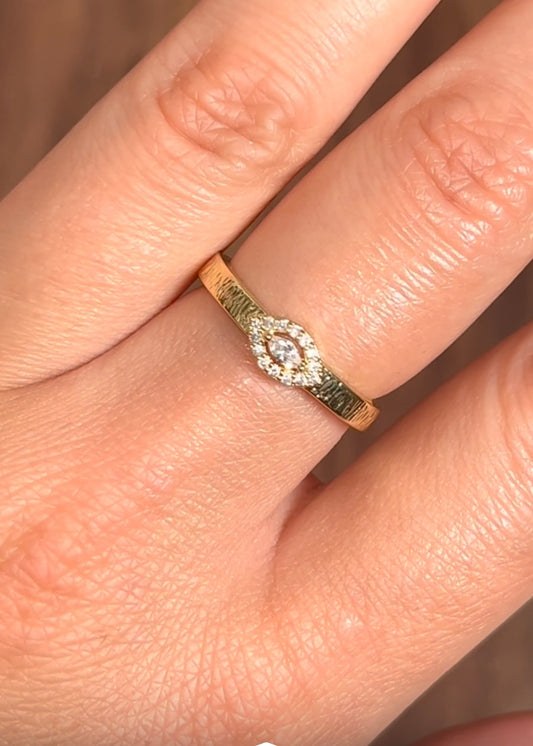Marquise Gold Ring