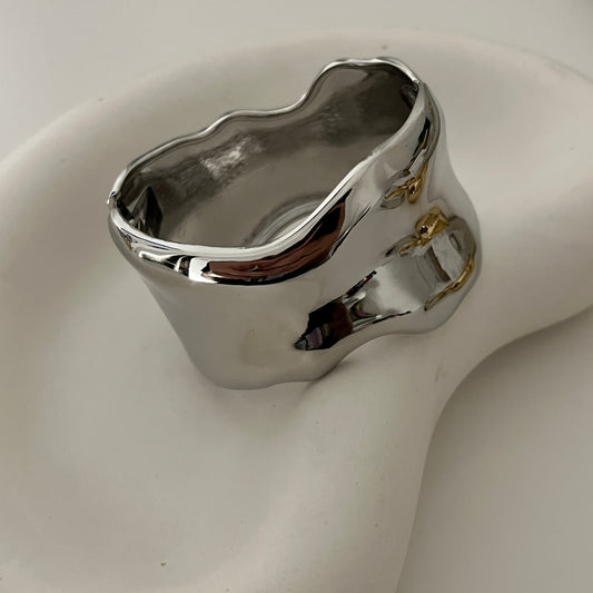 Elle Silver Bangle