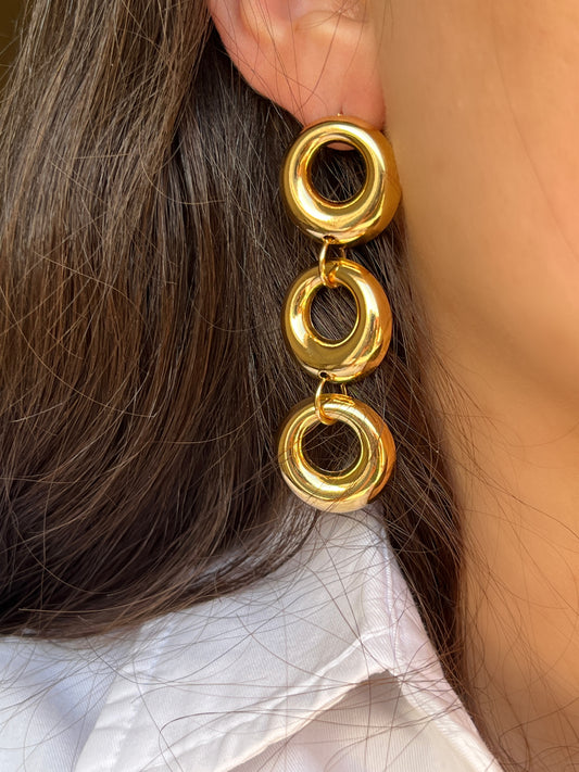 Triple Hoop Earrings